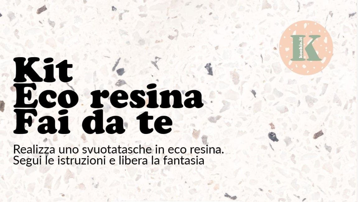 Kookie.it Arredamento Kit Fai da Te - Crea il tuo Piattino in Eco Resina