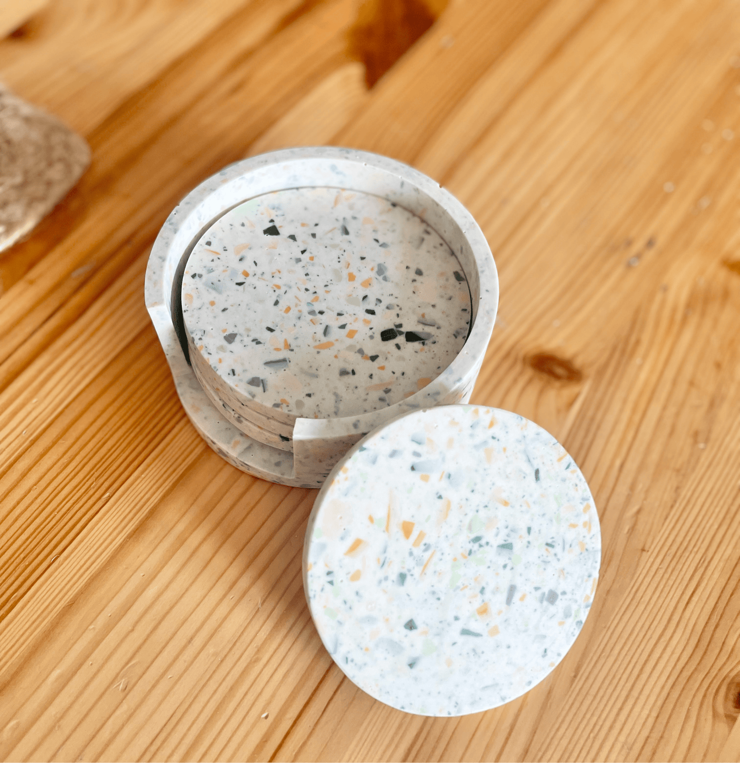 Kookie.it Arredamento Kit Fai da Te - Crea il tuo Set di Sottobicchieri in Eco Resina