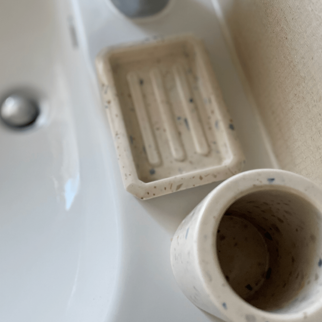 Kookie.it Arredo Set Bagno - Porta sapone e porta spazzolini