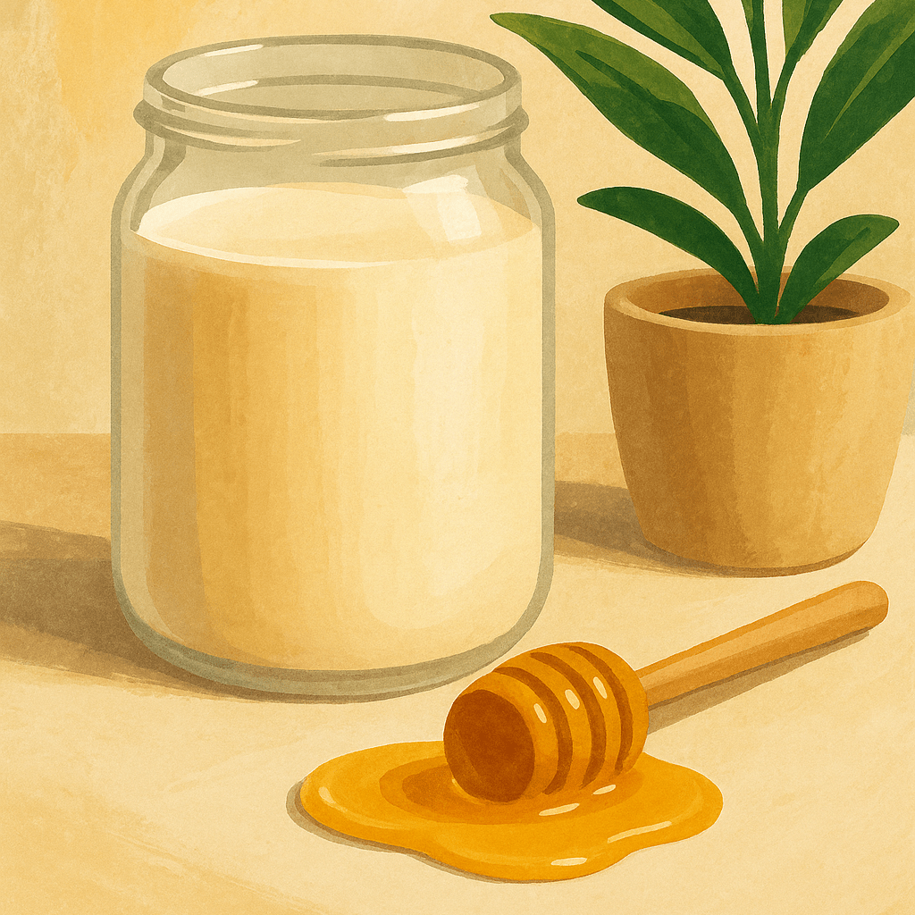 Kookie.it candela Milk and Honey Candela Refill per Vasetto in Cera di Soia – Profumata e Sostenibile
