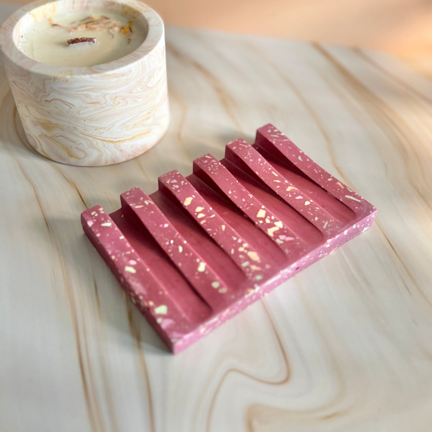 Kookie.it Porta Sapone Moderno Geometrico - Spring Dalia