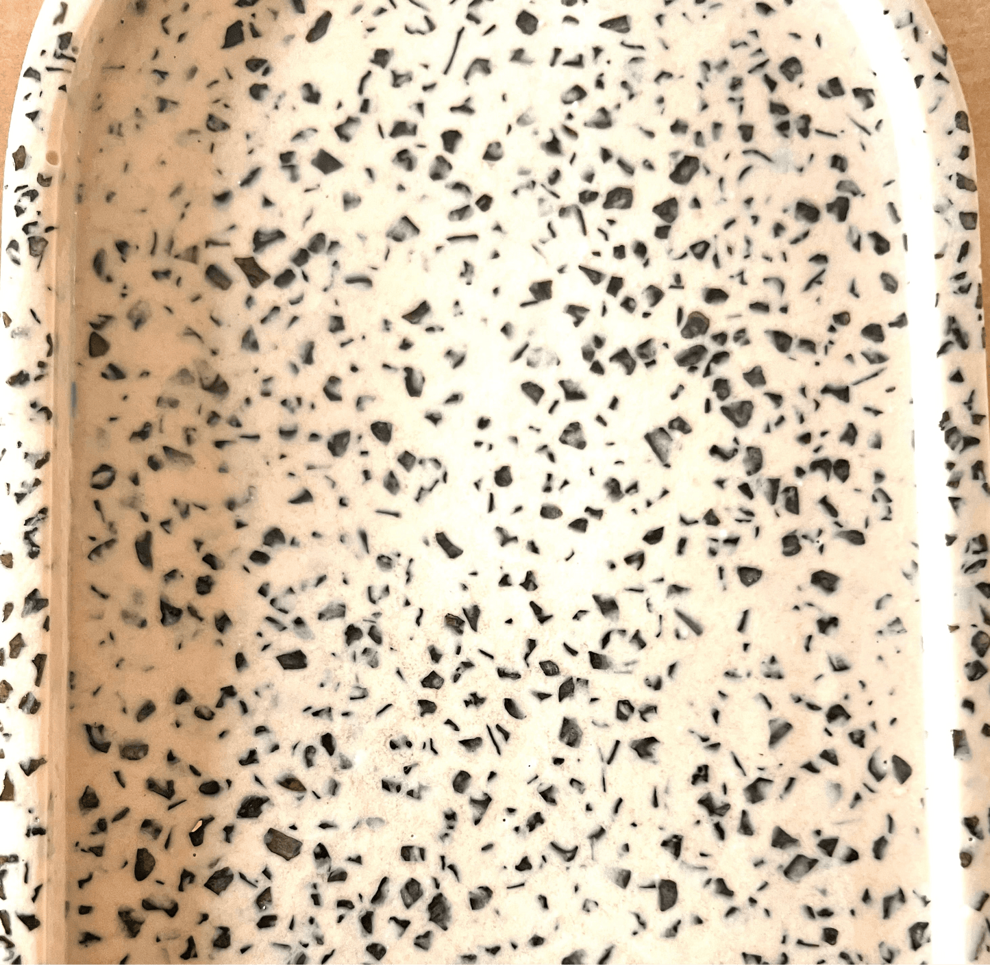 Kookie.it Svuotatasche/portasapone Ovale - Terrazzo Vetro - Gothic rose