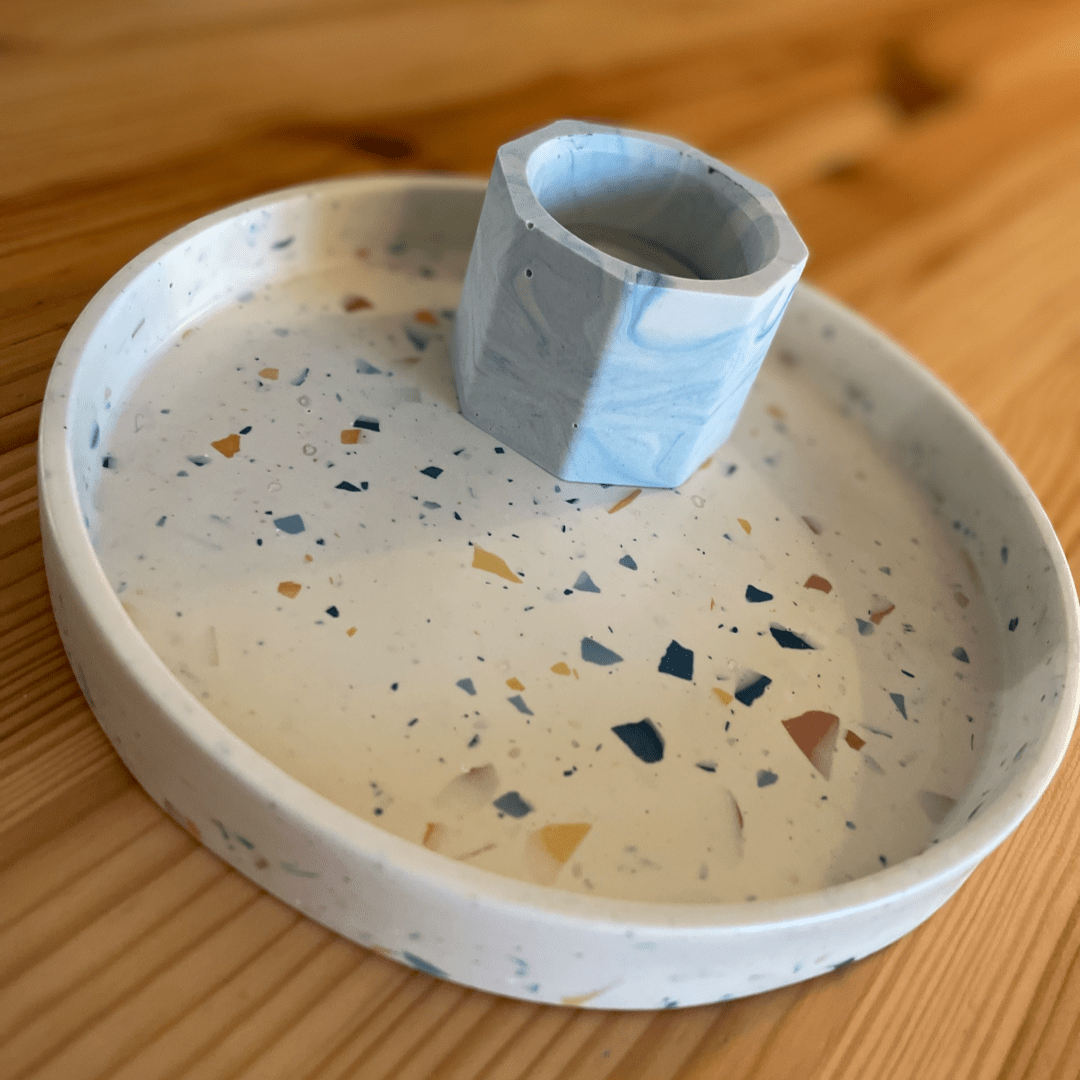 Kookie.it Vassoio in eco resina fatto a mano