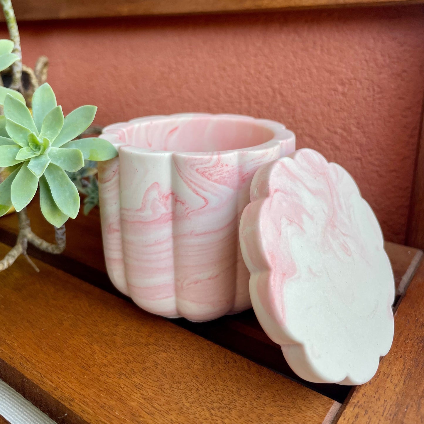 Kookie.it Arredamento Vaso Fiore marmo rosa