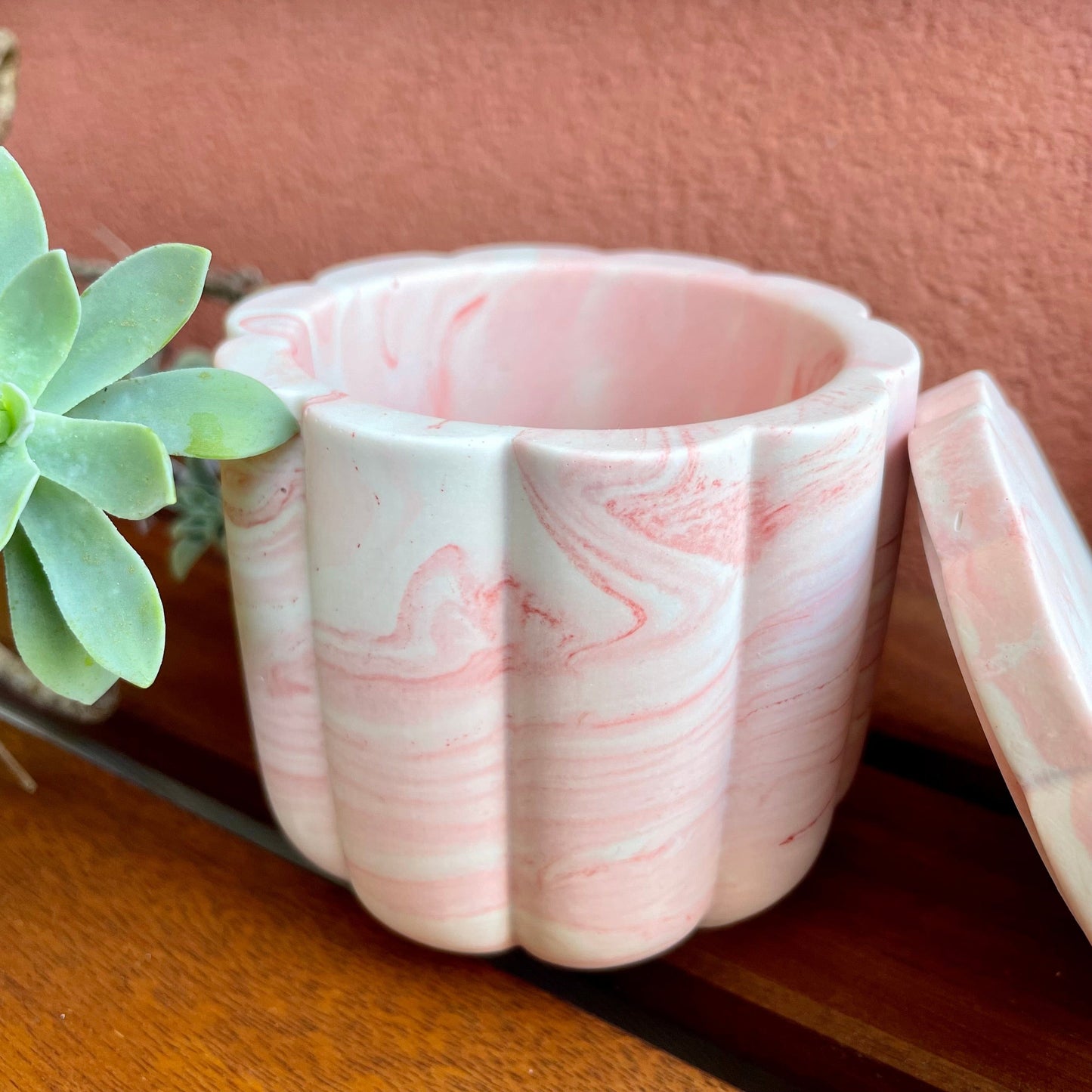 Kookie.it Arredamento Vaso Fiore marmo rosa
