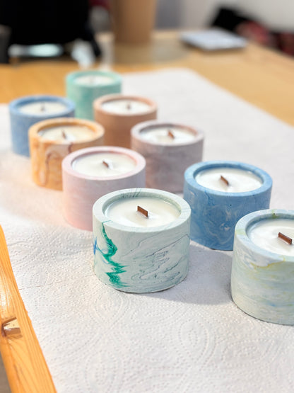 Candela fiorita e vassoio: crea il tuo set con l’eco resina - Kookie.it
