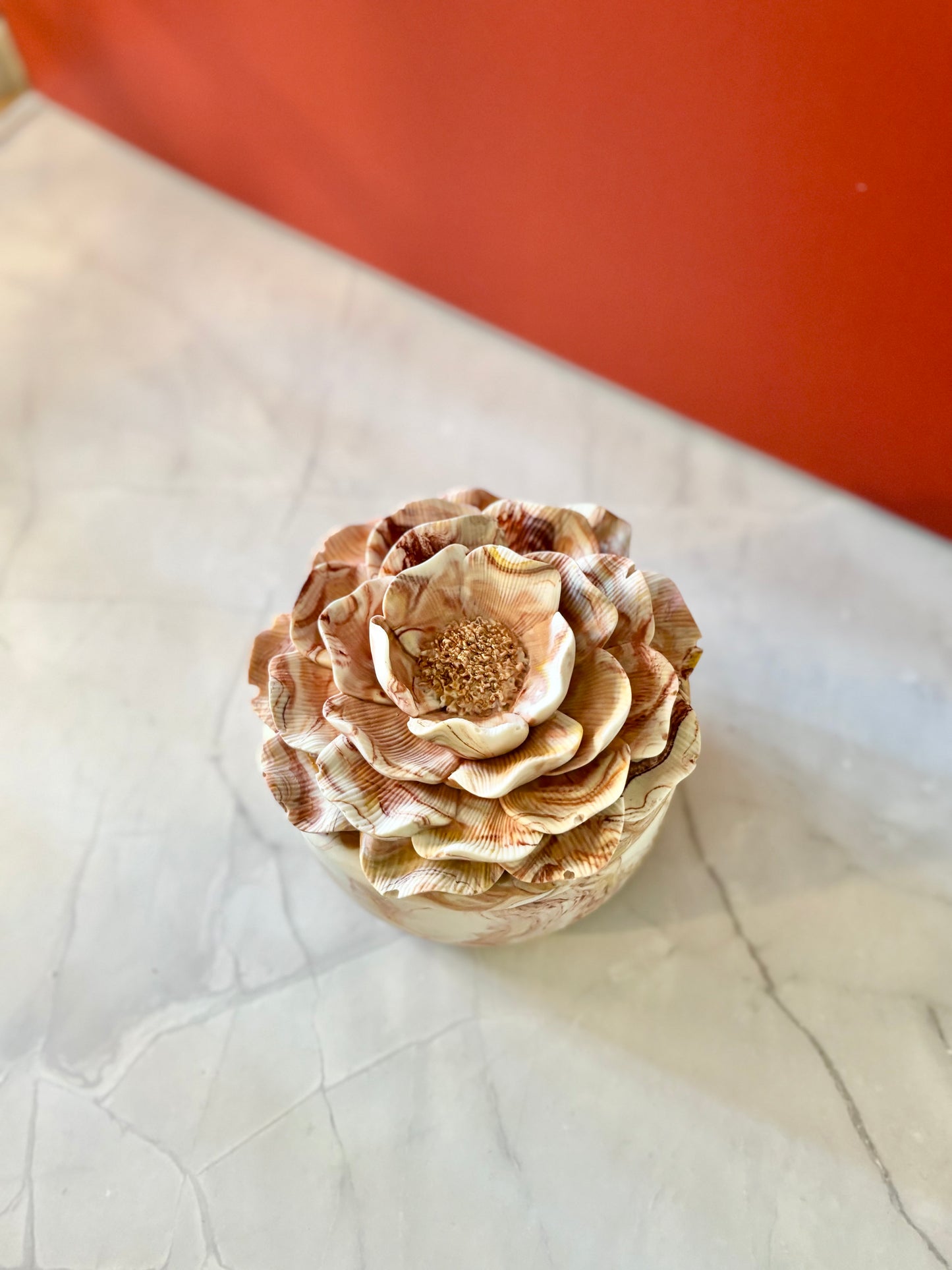 Camelia blush – Candela o vasetto Porta Gioie