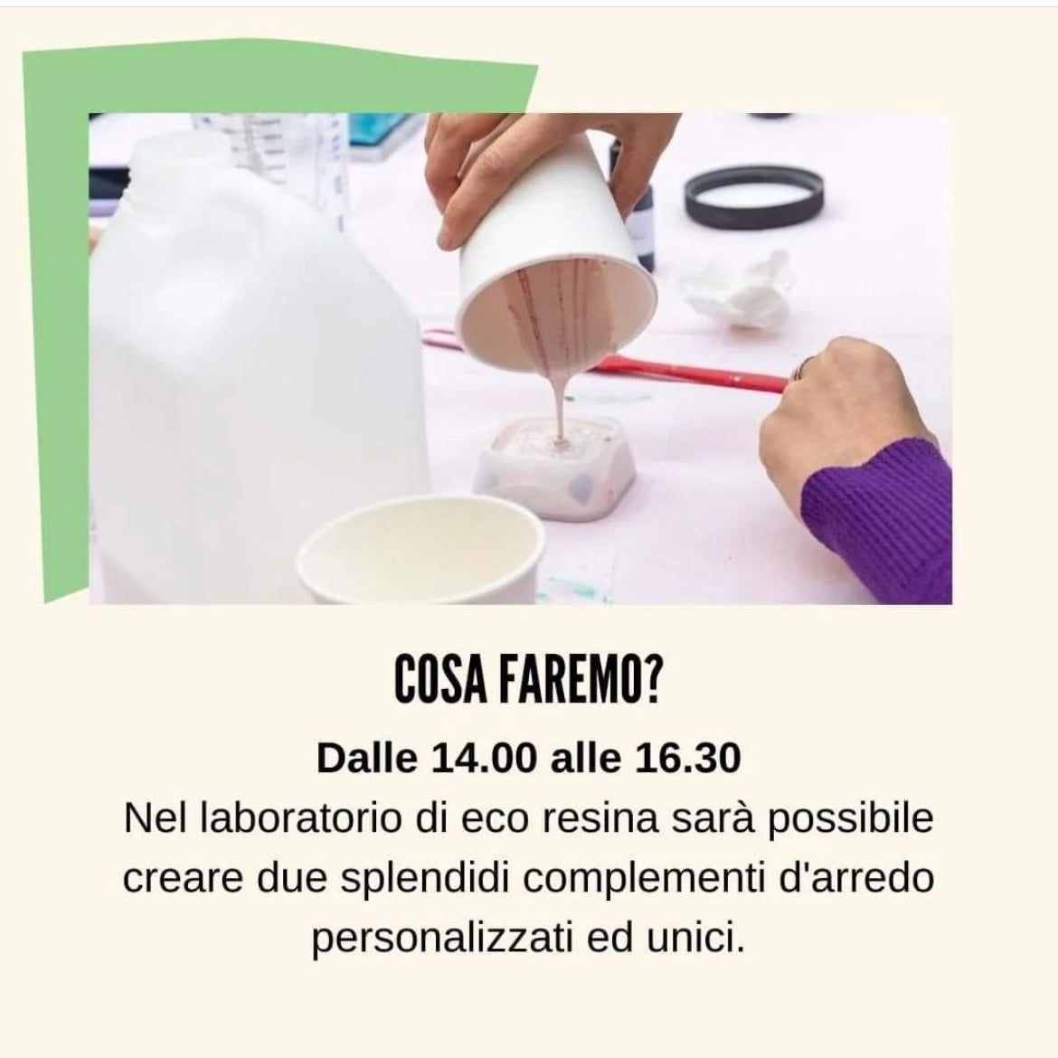 Laboratorio Eco Resina @ LeCarrousel 26 maggio - Cascina Cuccagna Milano - Kookie.it