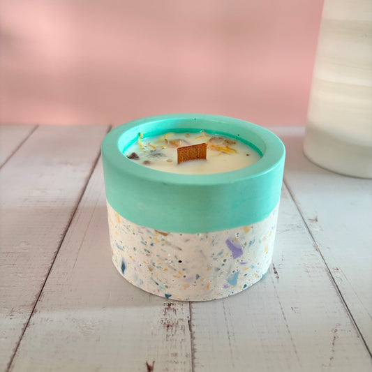 Candela Bicolor Aqua Terrazzo - Aqualume - Kookie.it