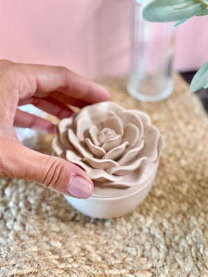 Bloom Rose - Blush - vasetto Candela o Porta Gioie