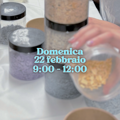 Corso Eco Resina: set vasetto-candela e vassoio - Colazione Creativa @ TK LABO Monza