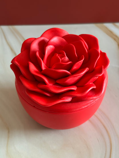 Bloom Rose - Red - vasetto Candela