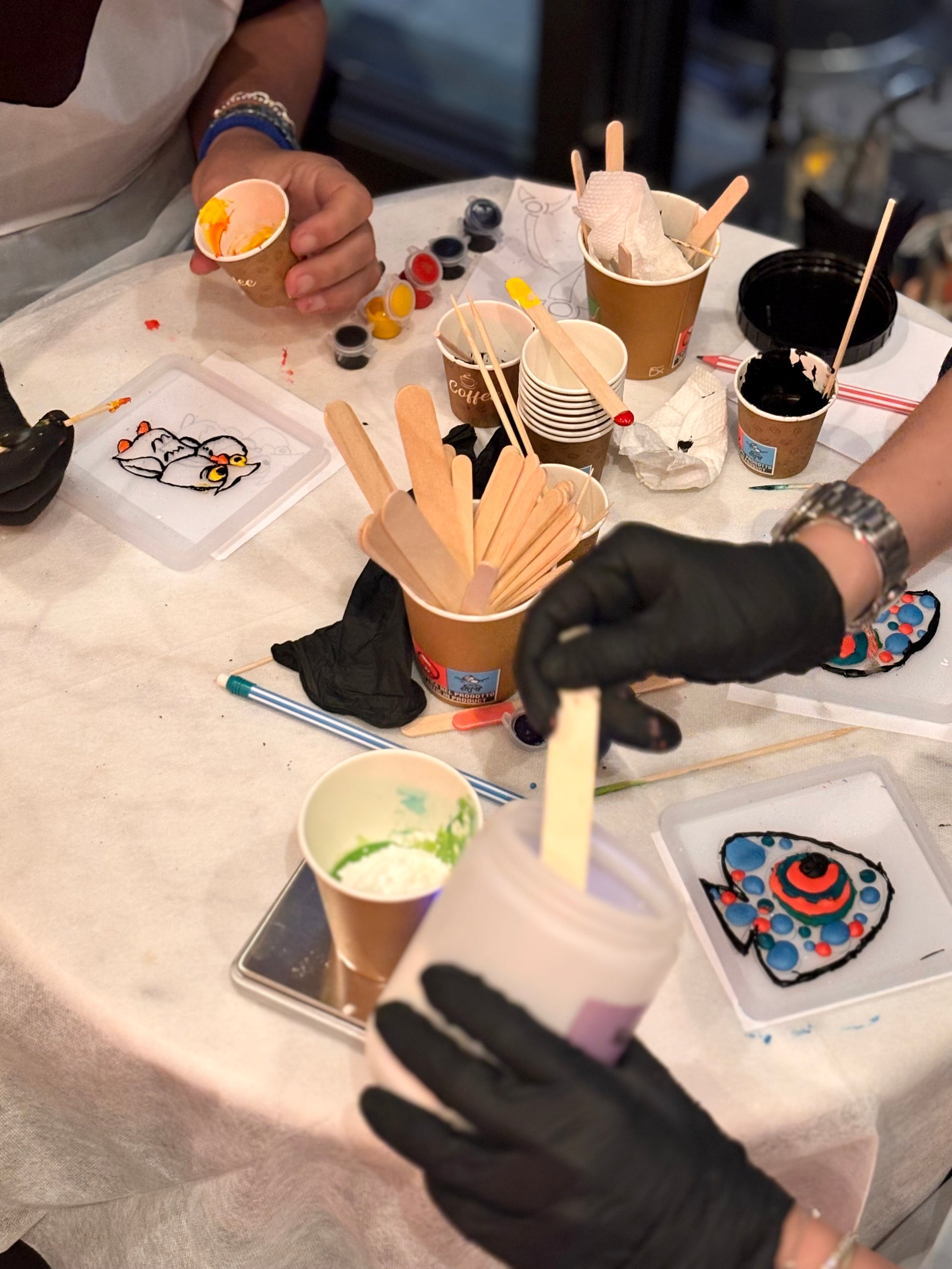 Creative Nights - Resin Edition - Sottobicchieri in eco resina + Drink & Tapas @ Luma - Kookie.it