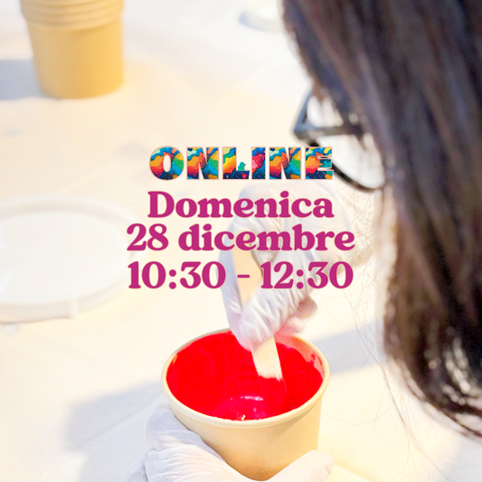 Workshop ONLINE LIVE: vassoio in tecnica terrazzo