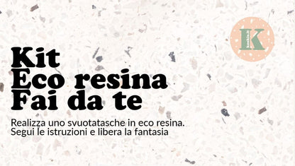 Kookie.it Arredamento Kit Fai da Te - Crea il tuo Piattino in Eco Resina