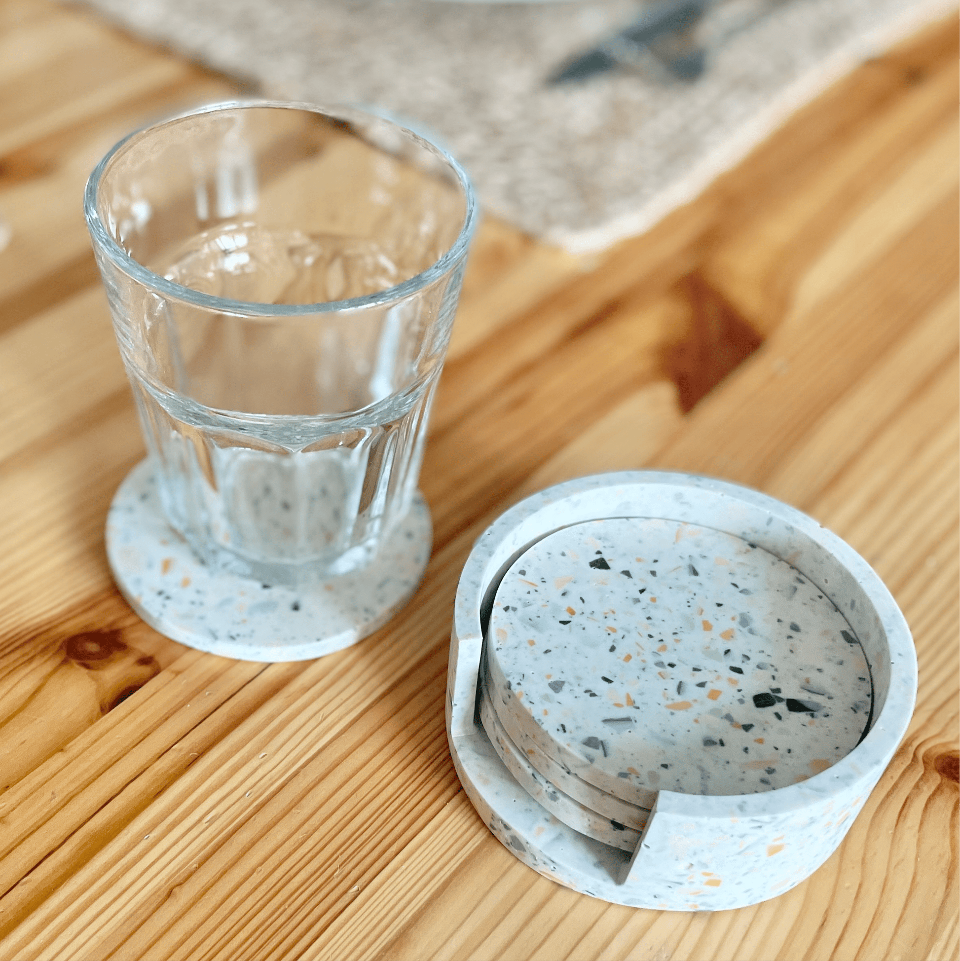 Kookie.it Arredamento Kit Fai da Te - Crea il tuo Set di Sottobicchieri in Eco Resina