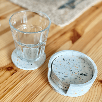 Kookie.it Arredamento Kit Fai da Te - Crea il tuo Set di Sottobicchieri in Eco Resina
