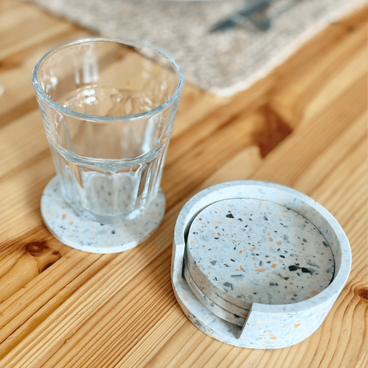 Kookie.it Arredamento Kit Fai da Te - Crea il tuo Set di Sottobicchieri in Eco Resina