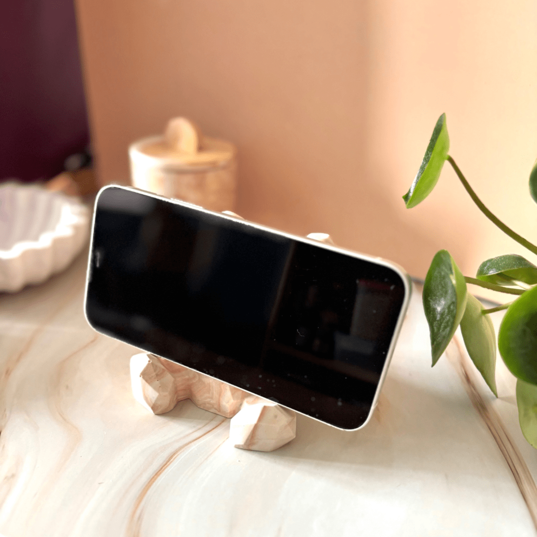 Kookie.it Arredamento Porta cellulare “Orsetto” in eco resina – realizzato a mano