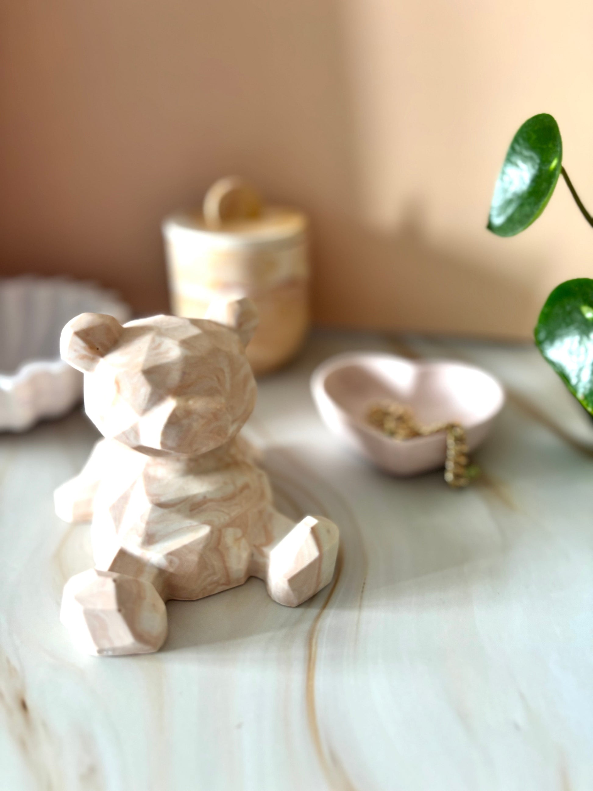 Kookie.it Arredamento Porta cellulare “Orsetto” in eco resina – realizzato a mano