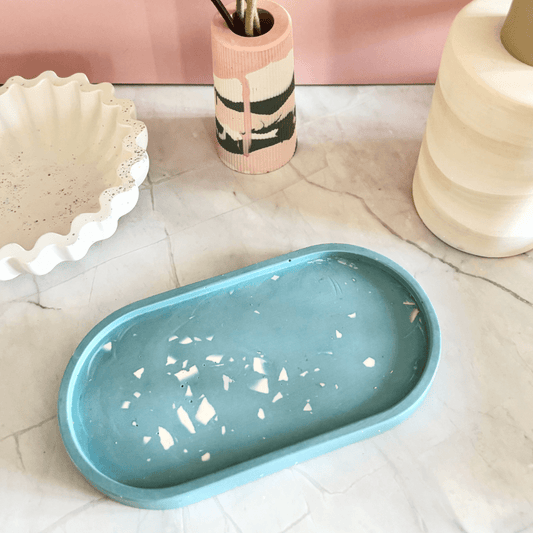 Kookie.it Arredamento Vassoio ovale - Terrazzo Blu