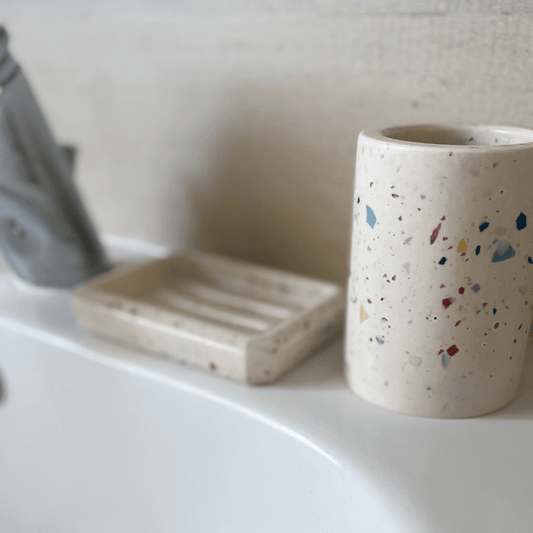 Kookie.it Arredo Set Bagno - Porta sapone e porta spazzolini