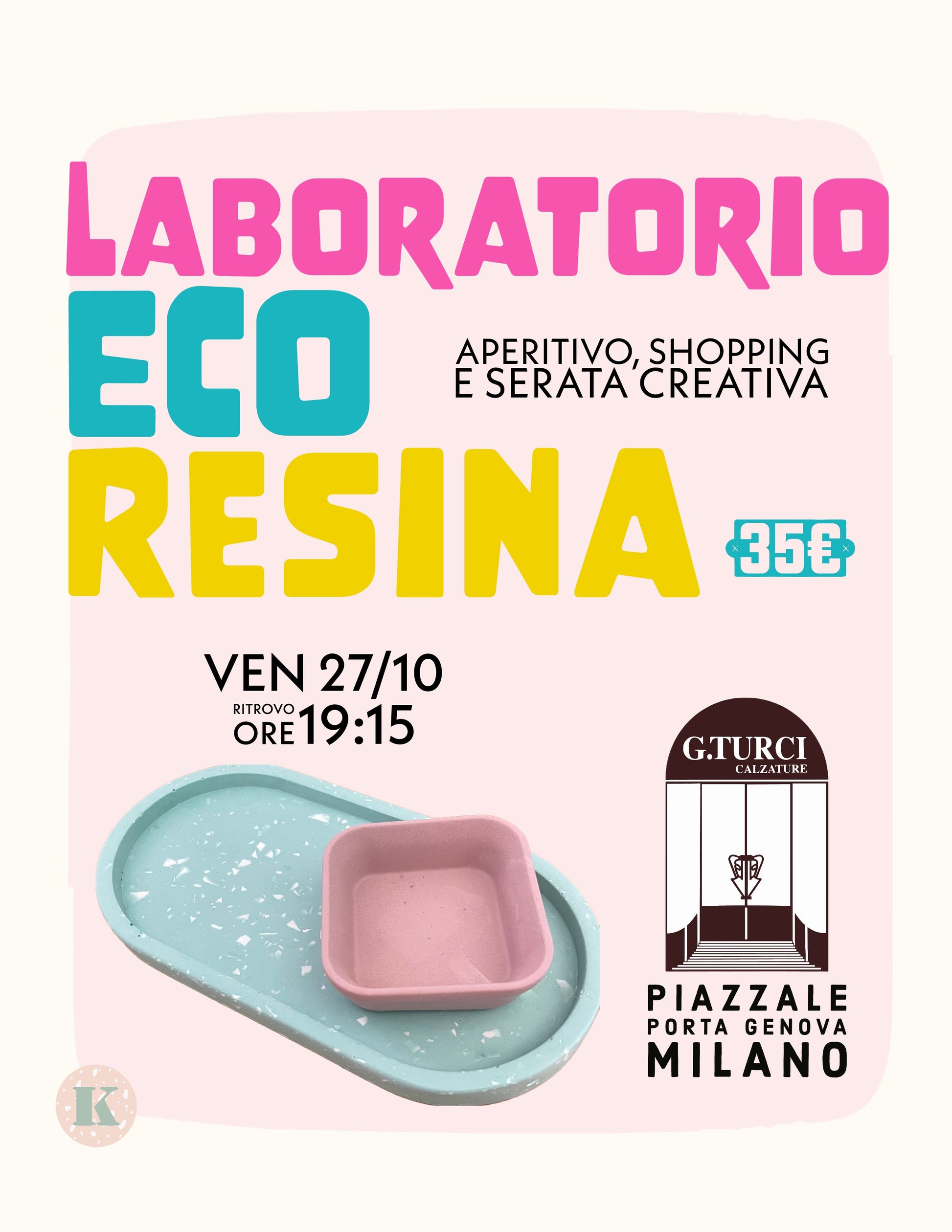 Laboratorio Eco Resina - Milano - Porta Genova - Kookie.it